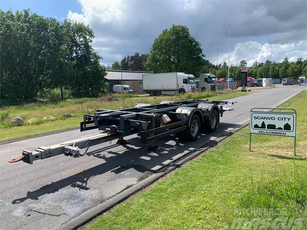 Kel-Berg C920V 20 ton - folde-slæde lift Konténer keret / Konténeremelő pótkocsik