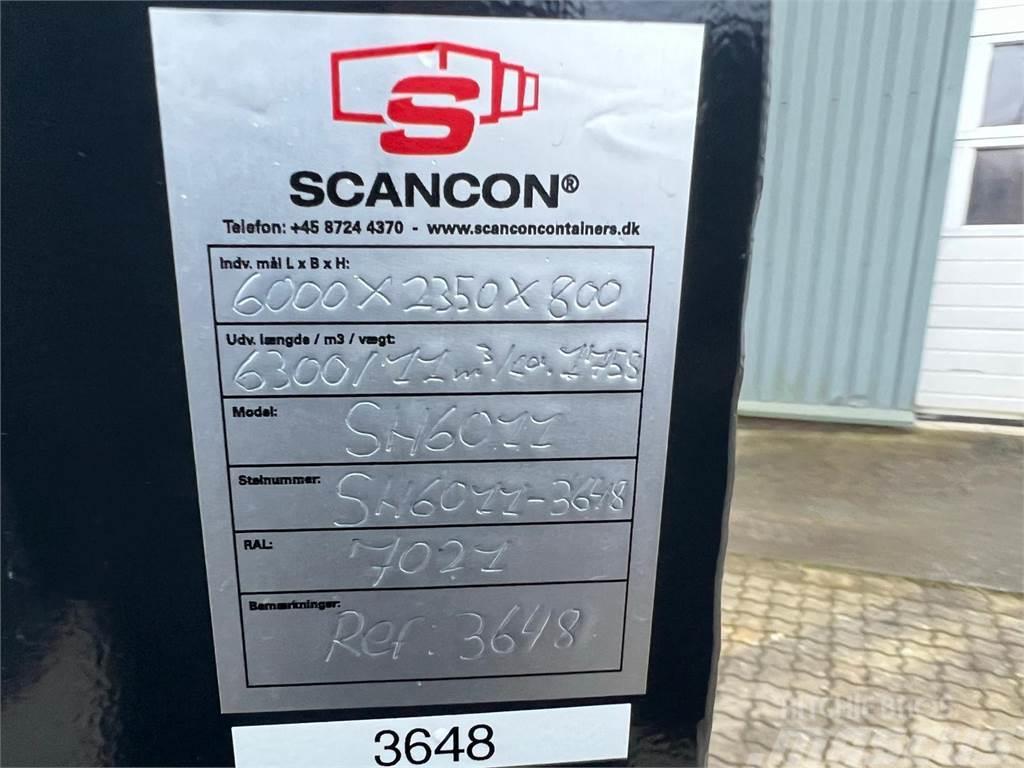  Scancon SH6011 Hardox 11m3 - 6000 mm container Állványok