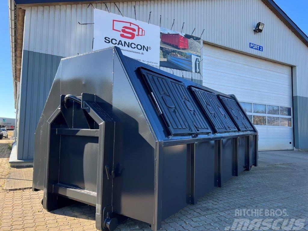  Scancon SL5019 - 5000mm lukket container 19m3 Emelőhorgos rakodó