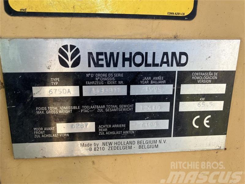New Holland 675D Kotrórakodók