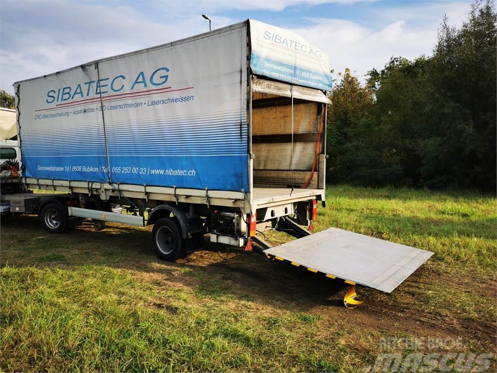  Krapf BE Trailer Pritsche+Plane + LBW AHT1000 kg - Járműszállító félpótkocsik