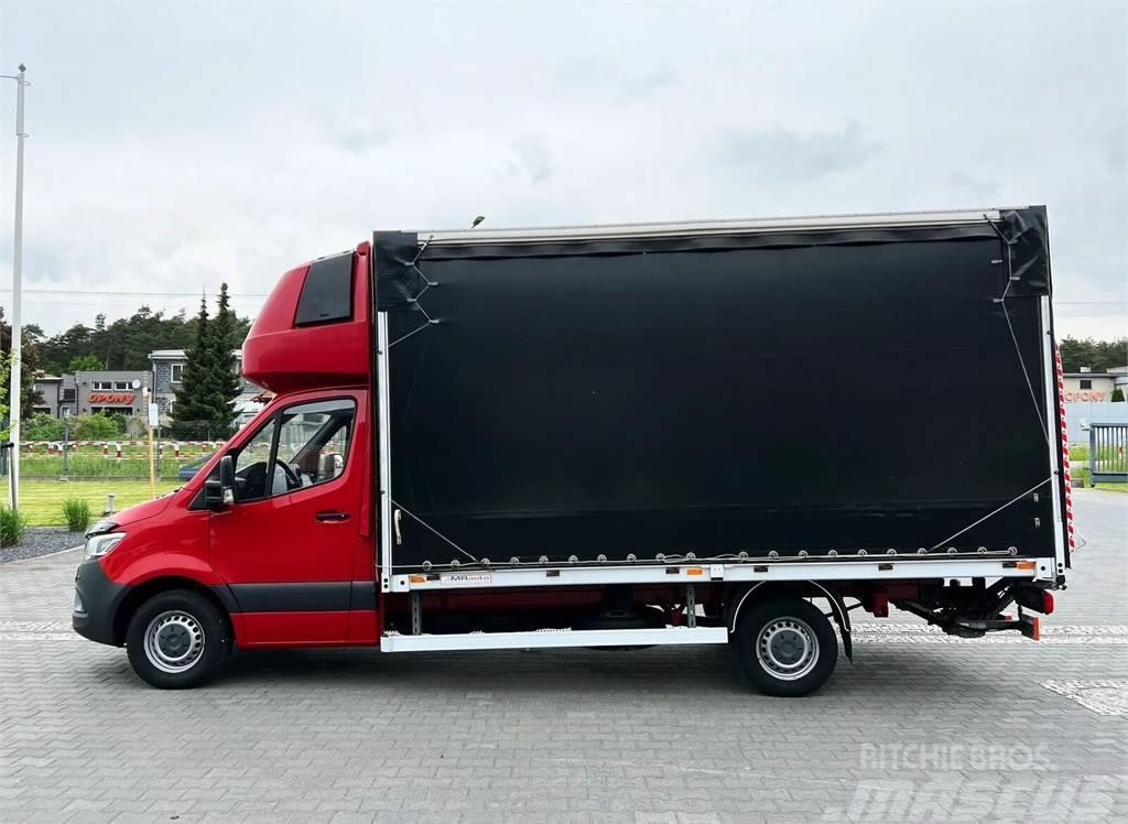 Mercedes-Benz Sprinter 319 CDI Plandeka + Firana + Winda 750kg S Flatbed / Dropside trucks