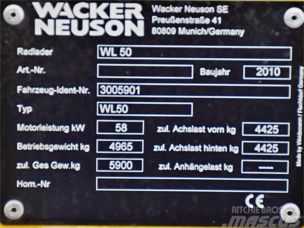 Neuson WACKER WL 50 Gumikerekes homlokrakodók