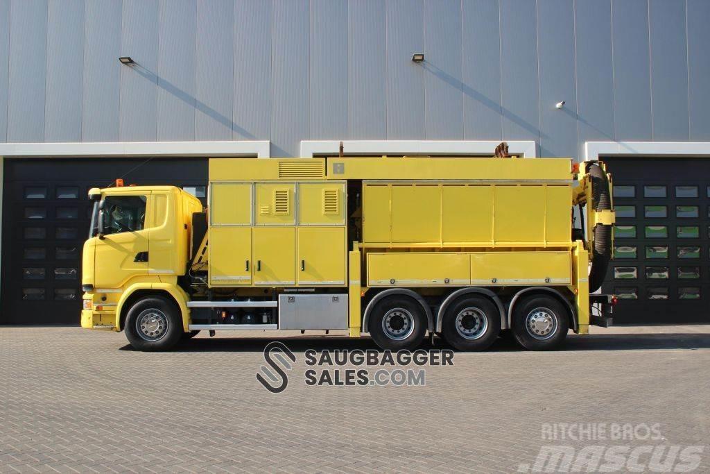 Scania R580 V8 8X4 Szippantóskocsi Vákuum teherautok