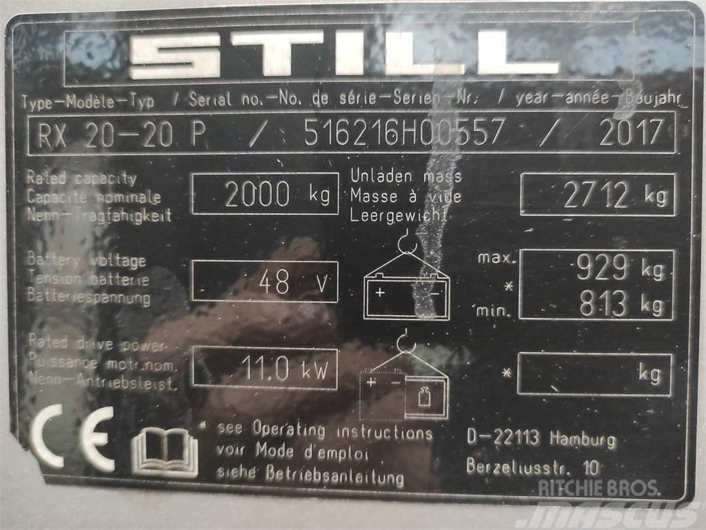 Still RX20-20 P Elektromos targoncák