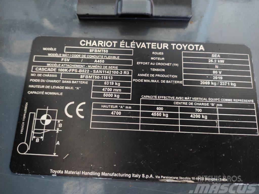 Toyota 8FBMT50 Elektromos targoncák