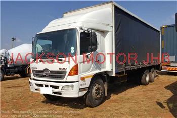 Hino 1626, 6x2 TAG AXLE WITH TAUTLINER BODY