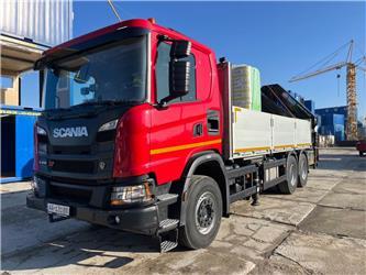 Scania G 450 6X4 + HR HMF 5020 8K