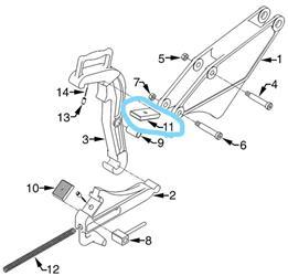  Petol Gearench Tools T3W Rig Wrench Part # HI09D D