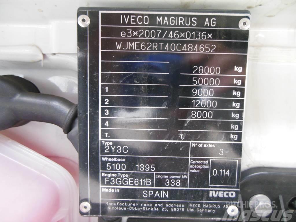 Iveco X-Way AD280X46, 6x2, retarder, TECHNOCAR TNH 20 Horgos rakodó teherautók