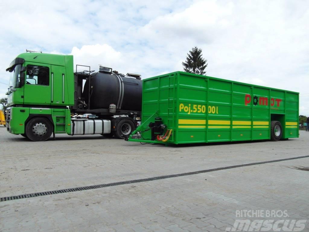 Pomot Slurry tank container  55000 L/Réservoir de lisier Poranyag tartályos