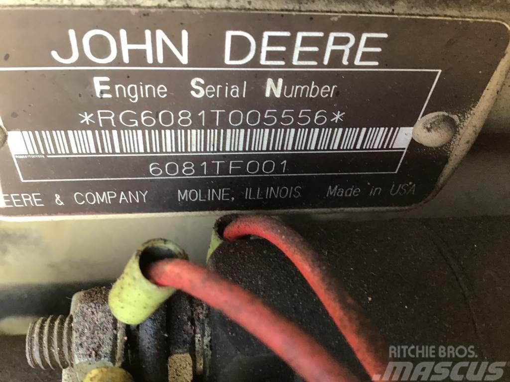 John Deere 6081TF001 GENERATOR 125KW USED Dízel áramfejlesztők