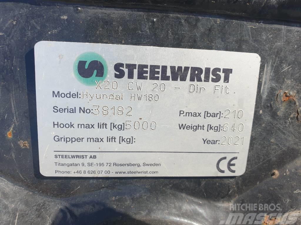 Steelwrist Tiltrotator X20 CW20 HW180 Forgatók-Építőipar
