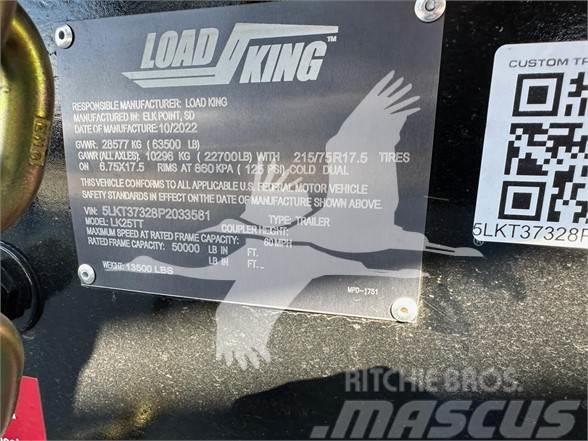Load King TILT DECK, TRI AXLE, 50K CAPACITY, D-RIN Mélybölcsős félpótkocsik