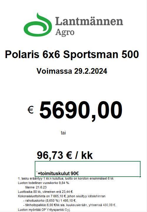 Polaris Sportsman 500 6x6 ATV-k