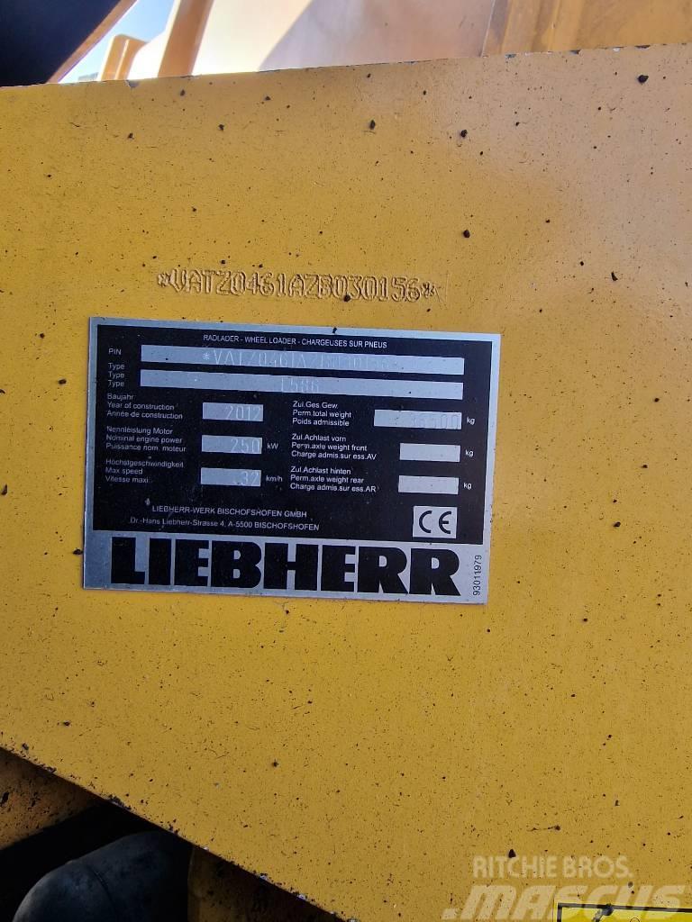 Liebherr L586 2plus2 Bj 2012' Gumikerekes homlokrakodók