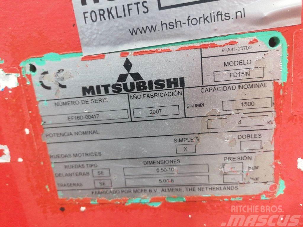 Mitsubishi FD15N Dízel targoncák