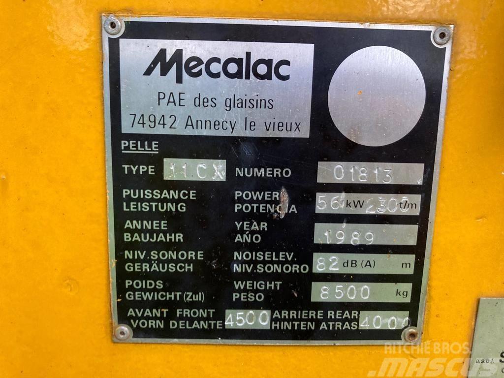 Mecalac 11 C X Gumikerekes kotrók