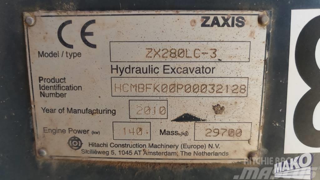Hitachi ZX 280 LC-3 Lánctalpas kotrók
