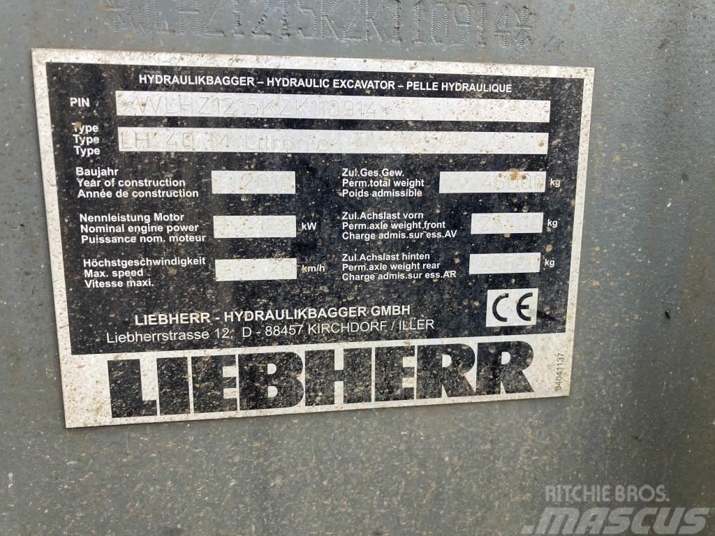 Liebherr LH 40 M Industry Litronic Hulladékkezelő gépek