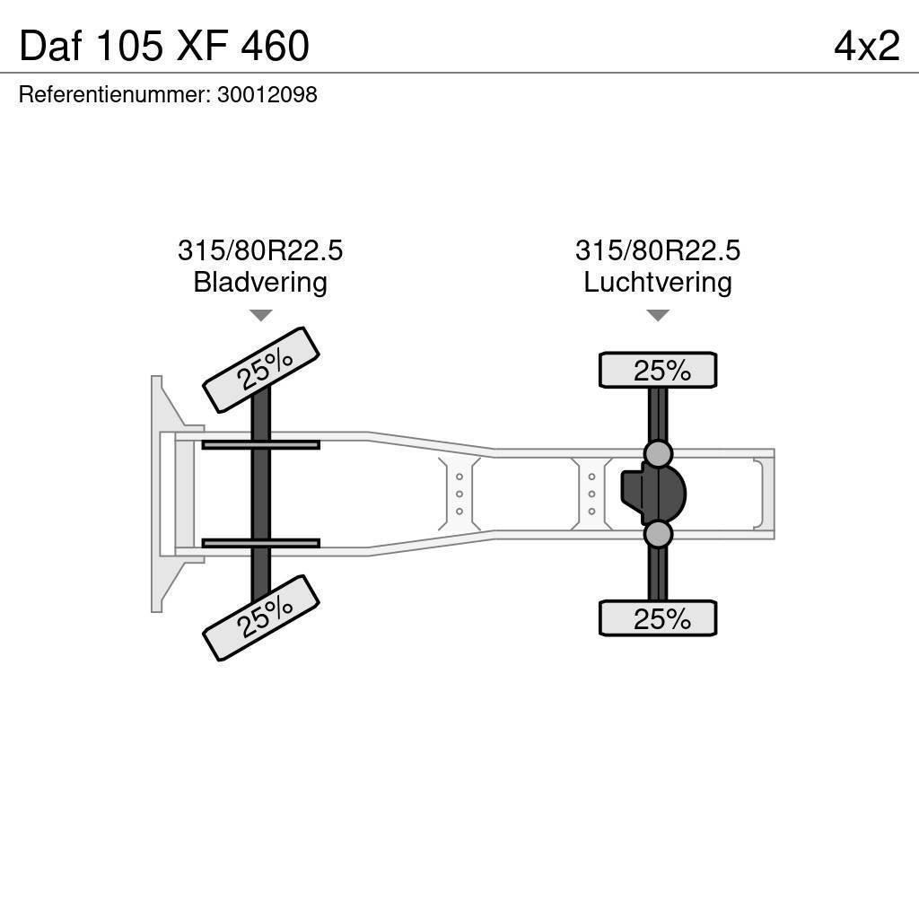 DAF 105 XF 460 Nyergesvontatók