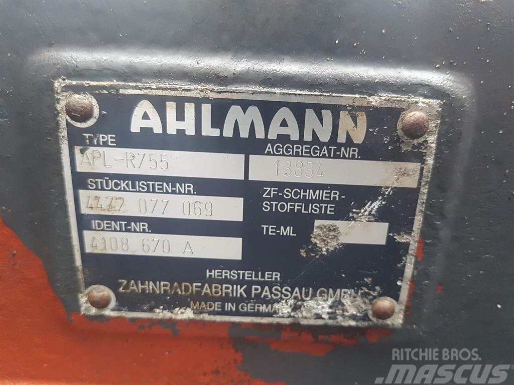 Ahlmann AZ14-ZF APL-R755-4472077069/4108670A-Axle/Achse/As Tengelyek