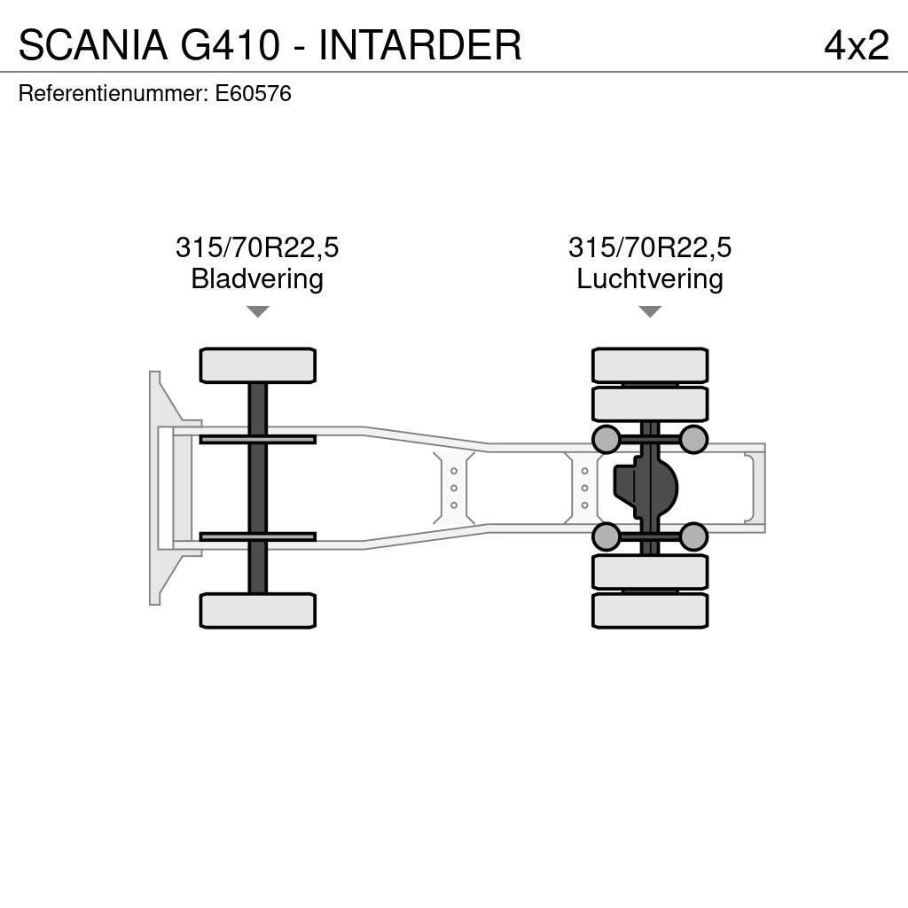 Scania G410 - INTARDER Nyergesvontatók