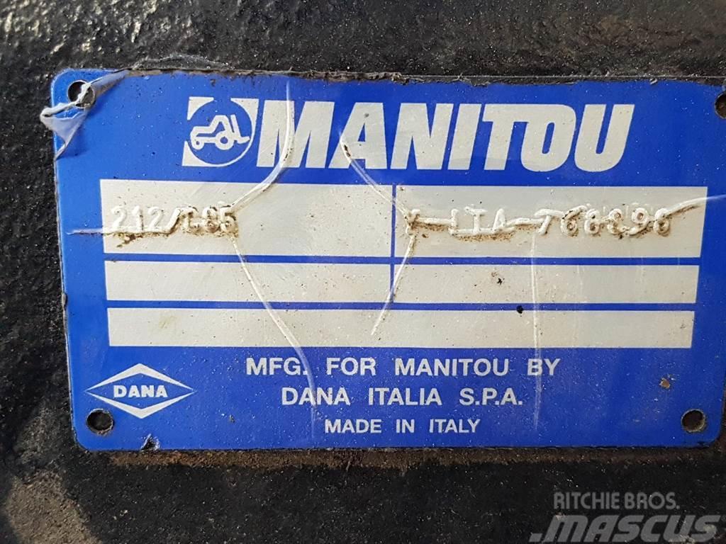 Manitou MLT1040-Spicer Dana 212/C85-Axle/Achse/As Tengelyek
