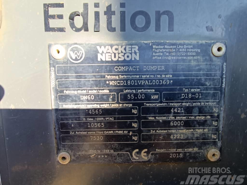 Wacker Neuson DW 60 Mezei dömperek