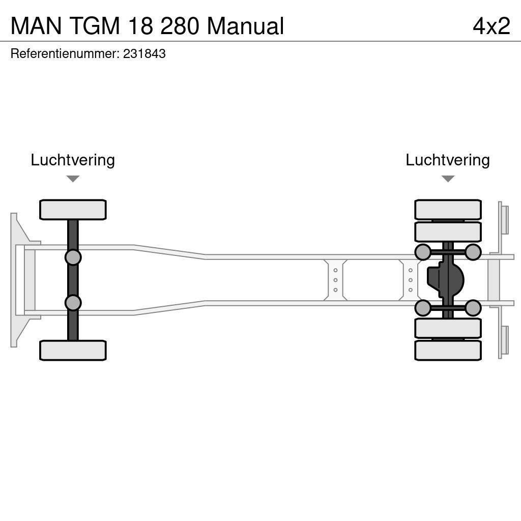 MAN TGM 18 280 Manual Multifunkciós teherautók