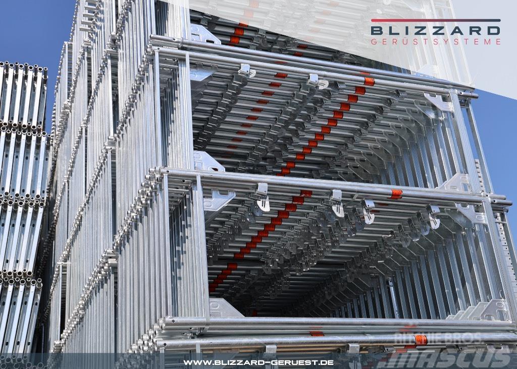 Blizzard 245,18 m² Stahlgerüst mit Robustböden Állvány felszerelések