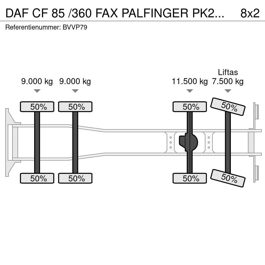 DAF CF 85 /360 FAX PALFINGER PK27002!!HOOGWERKER/SKYWO Terepdaruk