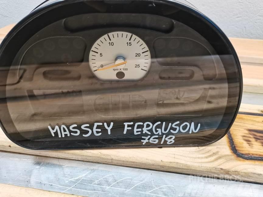 Massey Ferguson 7620 {hour meter A3 4353089 M92} Vezetőfülke és belső tartozékok