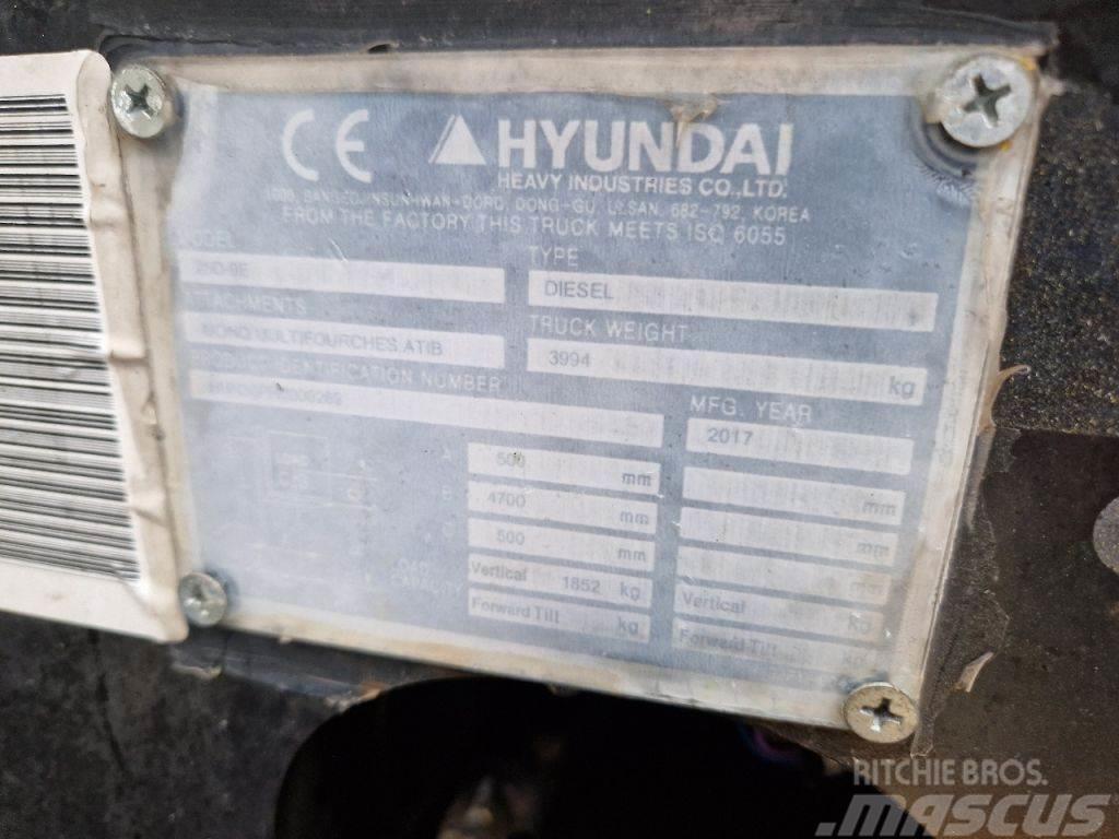 Hyundai 25D-9E Dízel targoncák