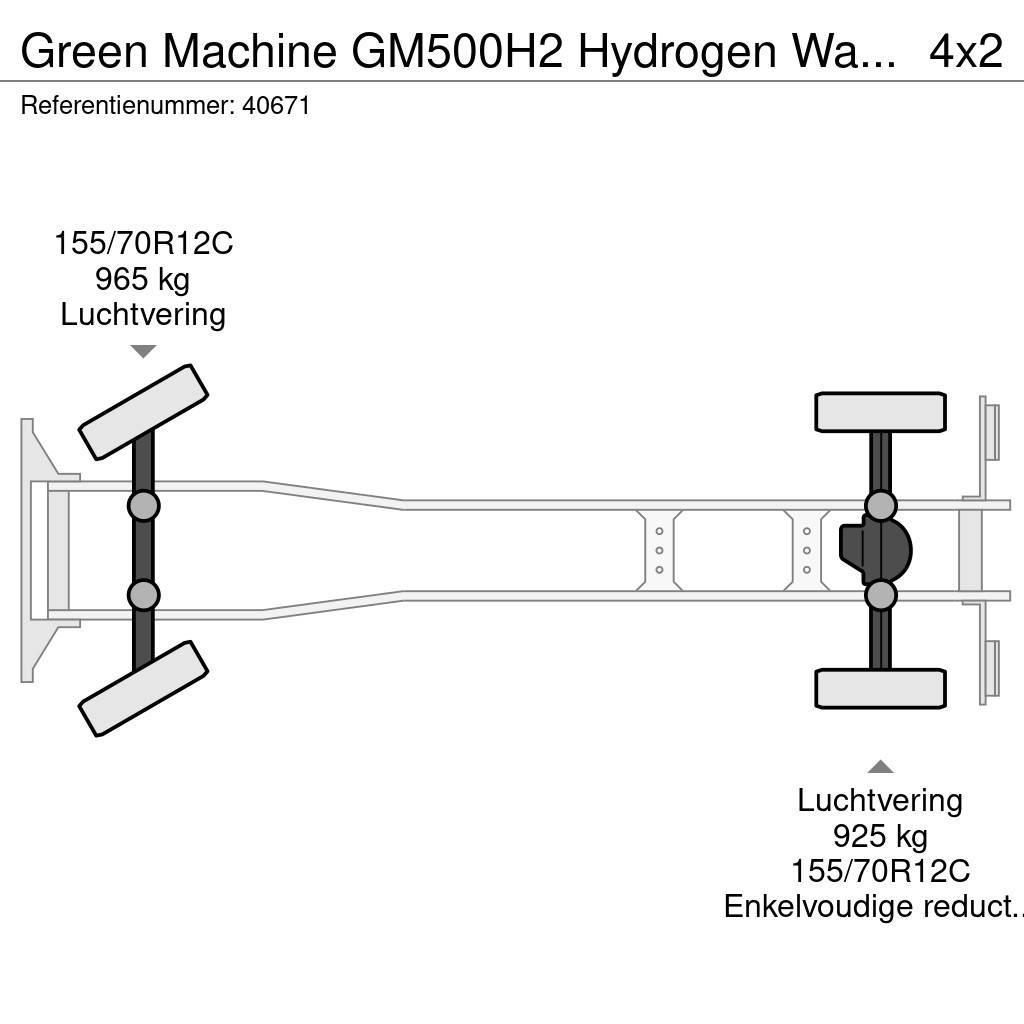Green Machines GM500H2 Hydrogen Waterstof Sweeper Utcaseprő teherautók