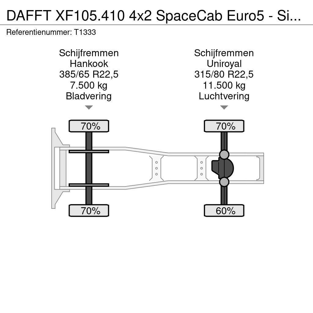 DAF FT XF105.410 4x2 SpaceCab Euro5 - Side Skirts - Sp Nyergesvontatók