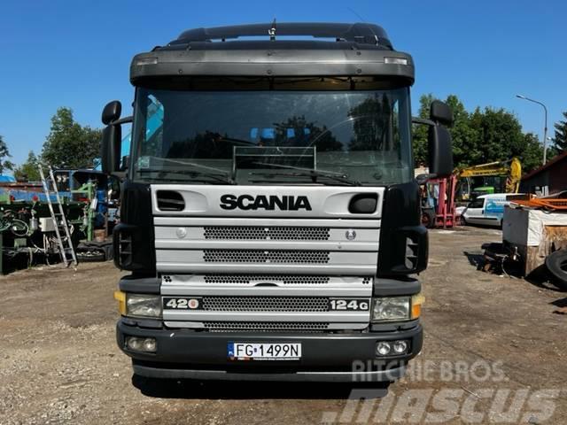 Scania 124 G 420 Hakowiec Horgos rakodó teherautók