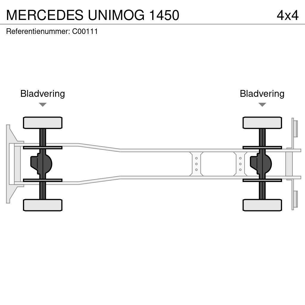 Mercedes-Benz UNIMOG 1450 Billenő teherautók