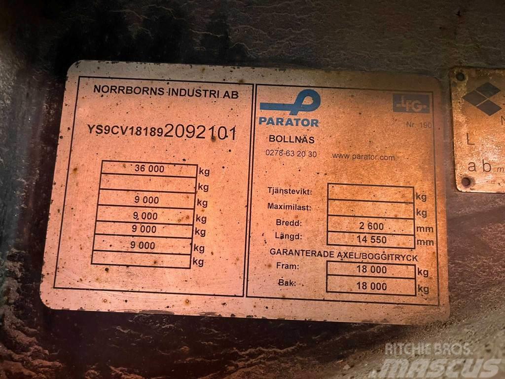 Parator CV 18-18 VECTOR 1850 / BOX L=12332 mm Hűtős