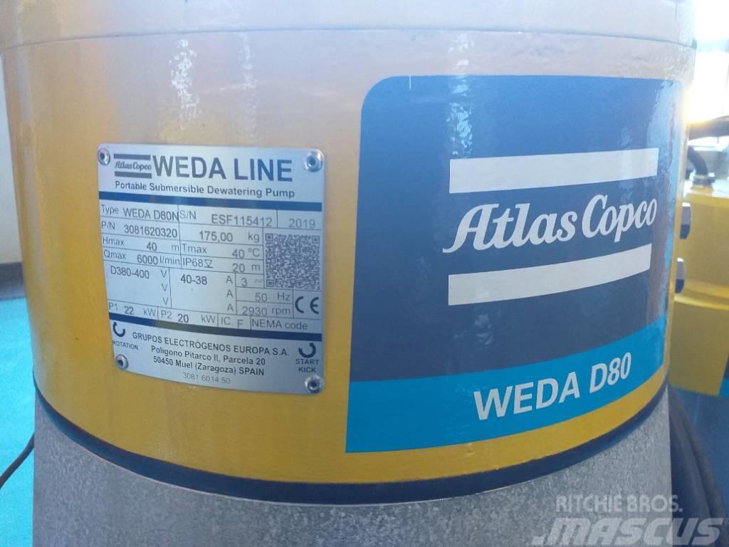 Atlas Copco WEDA D80N Vízpumpák