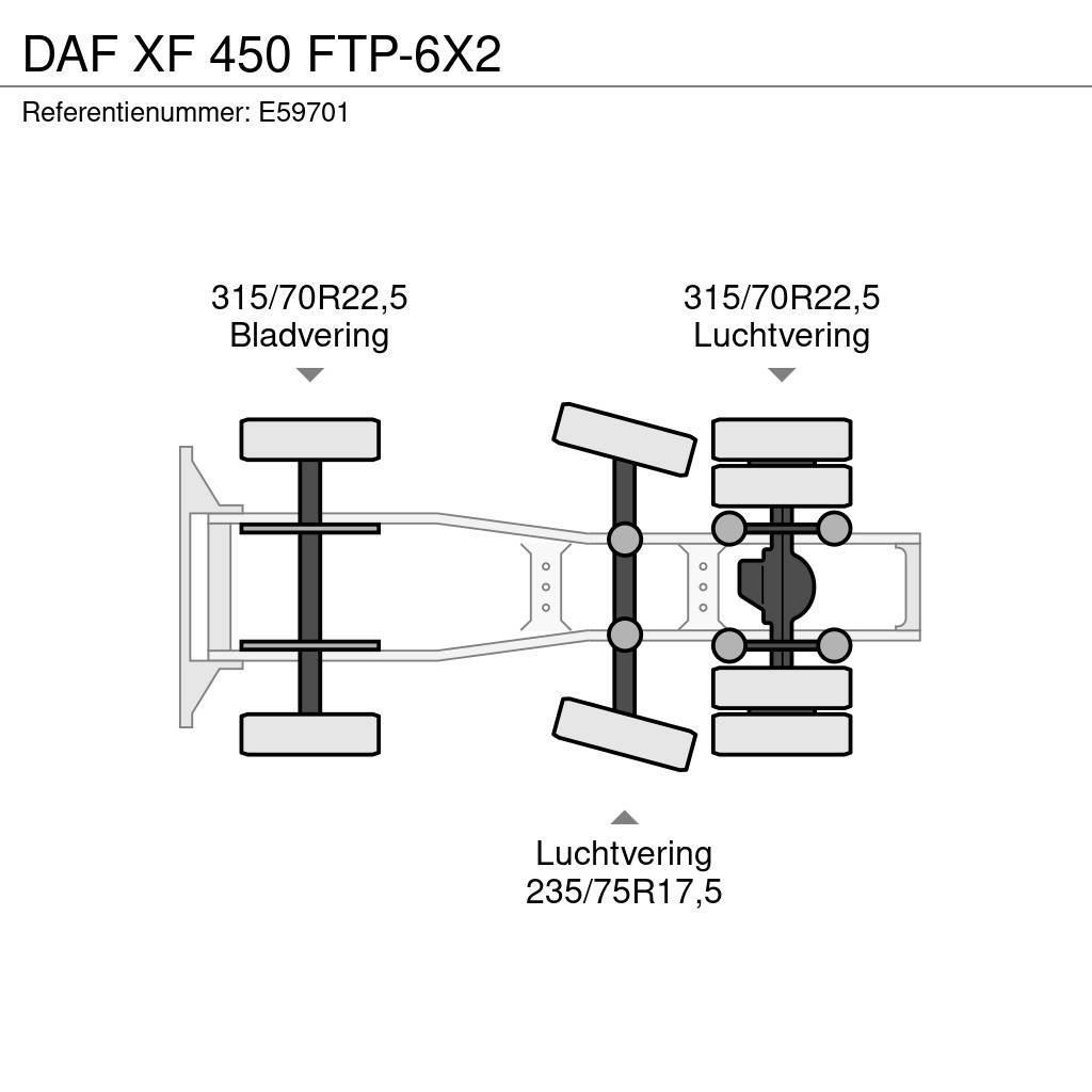 DAF XF 450 FTP-6X2 Nyergesvontatók