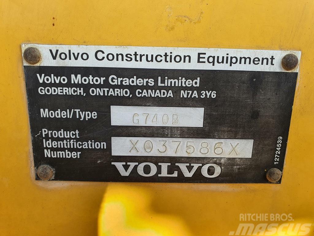 Volvo G 740 B PARTS Gréderek