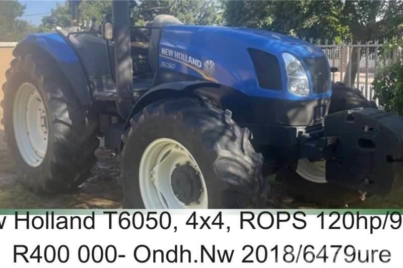 New Holland T6050 - ROPS - 120hp / 93kw Traktorok