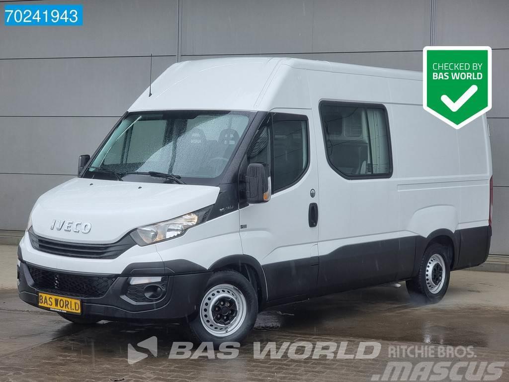 Iveco Daily 35S14 140pk Dubbele cabine L2H2 Airco Cruise Transporterek