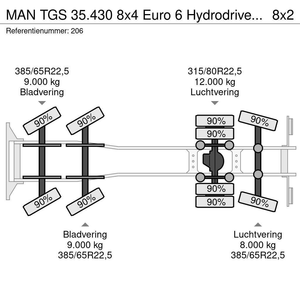 MAN TGS 35.430 8x4 Euro 6 Hydrodrive Tadano HK 40! Terepdaruk