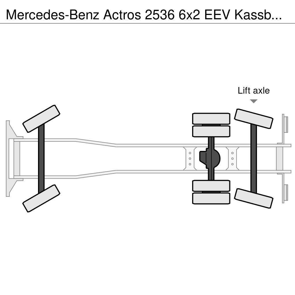 Mercedes-Benz Actros 2536 6x2 EEV Kassbohrer 18900L Tankwagen Be Tartályos teherautók