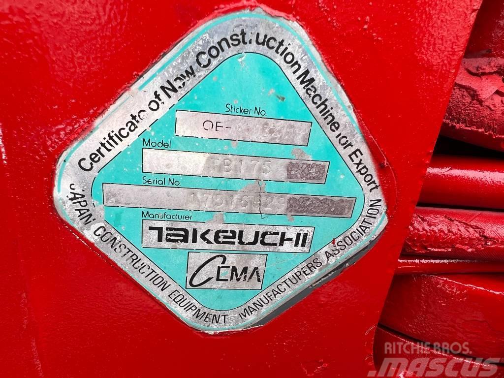Takeuchi TB175 Közepes (midi) kotrók 7 t - 12 t