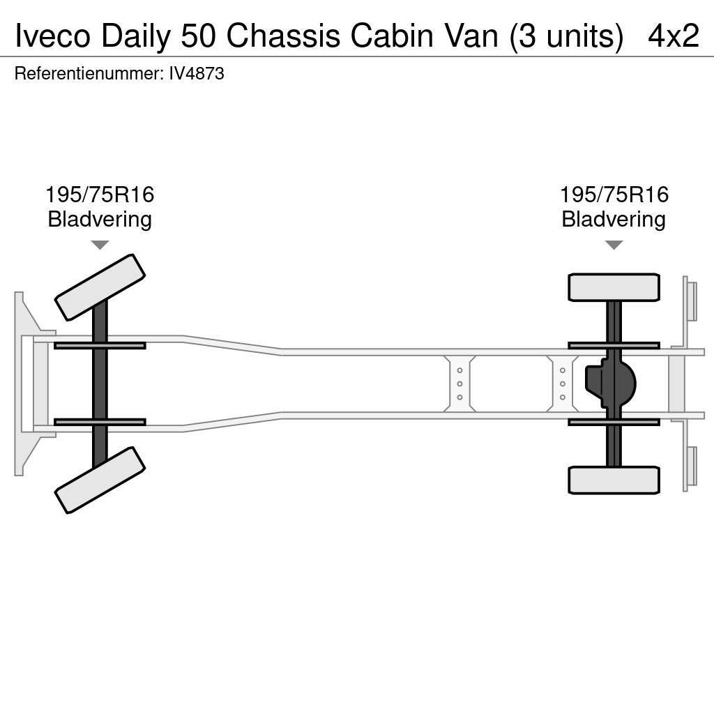 Iveco Daily 50 Chassis Cabin Van (3 units) Fülkés alváz