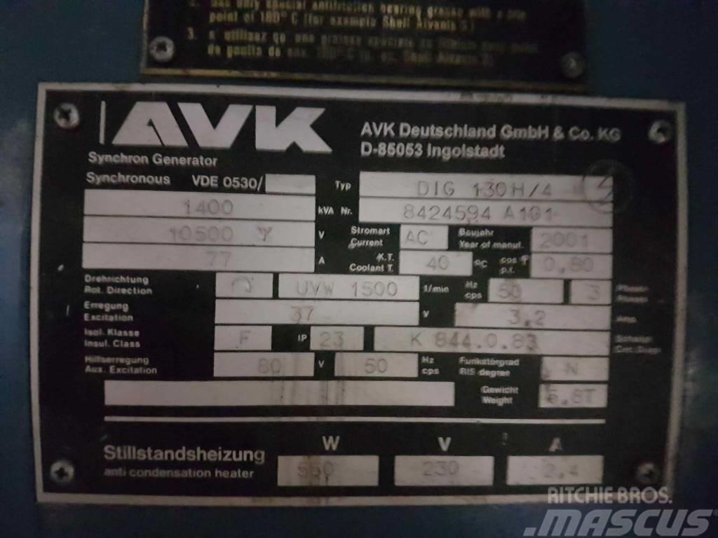AVK DIG130 H/4 Dízel áramfejlesztők