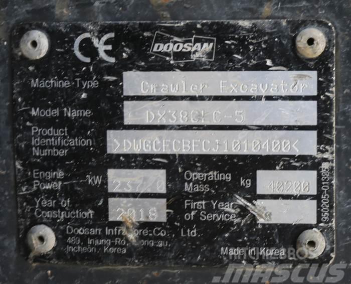Doosan DX380LC-5 Lánctalpas kotrók